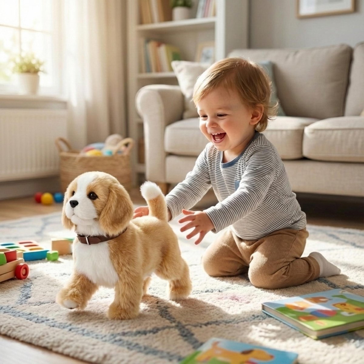 Interactive Robot Dog Toy with Lifelike Walking & Barking Features for Engaging Kids Playtime 14
