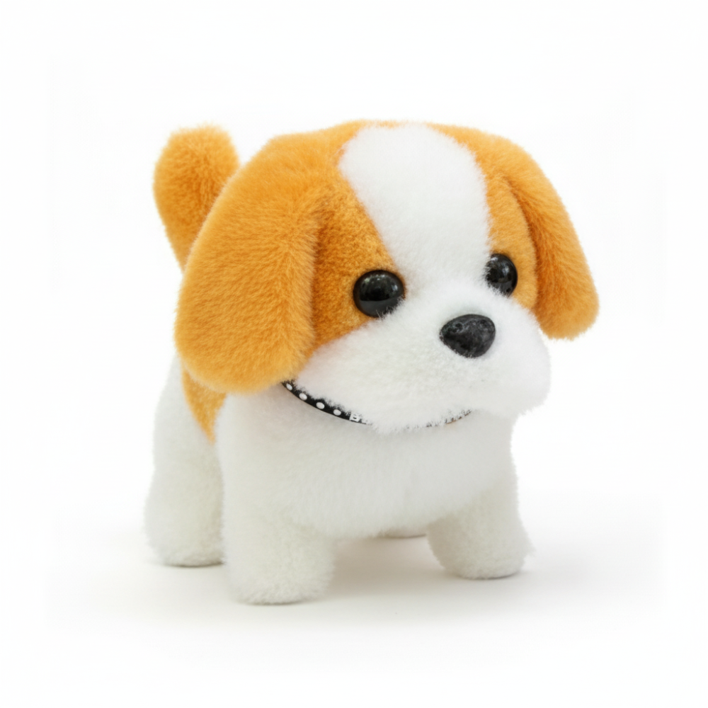 Interactive Robot Dog Toy with Walking & Barking Action | Engaging Plush Puppy for Kids' Imaginative Play 0