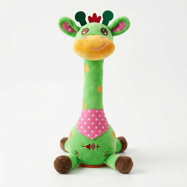 Interactive Singing Giraffe Plush Toy for Kids with Nursery Rhymes | Engaging Musical Companion for Early Development 0