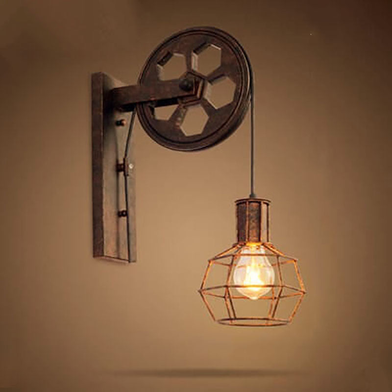 IronCraft | Stylish Vintage Industrial Wall Sconce Light Fixture 0