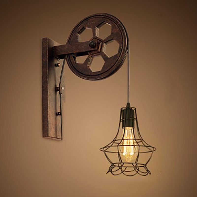 IronCraft | Stylish Vintage Industrial Wall Sconce Light Fixture 12