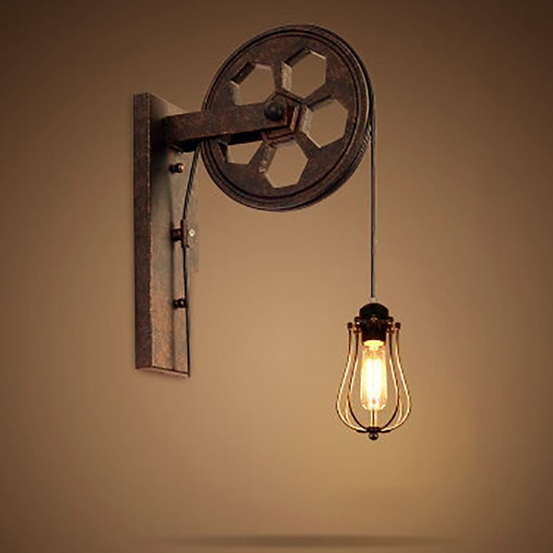 IronCraft | Stylish Vintage Industrial Wall Sconce Light Fixture 4