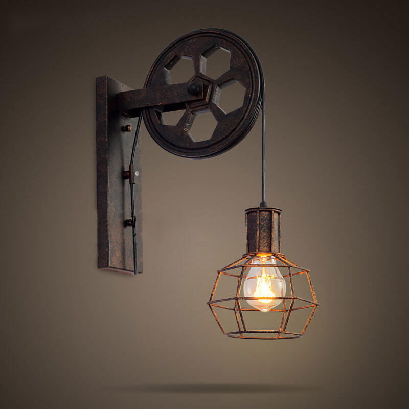 IronCraft | Stylish Vintage Industrial Wall Sconce Light Fixture 8