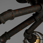 IronPipe | Rustic Industrial Flush Mount Ceiling Light Fixture 9