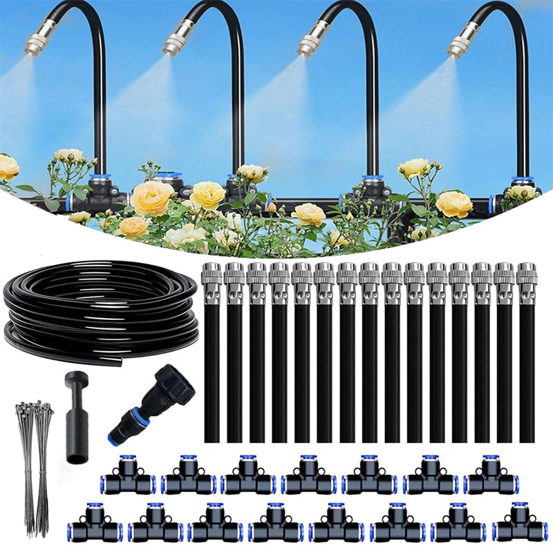 Irrigation Pro | Drip Irrigation Kit with Adjustable 360° Nozzles | Flexible Hose for Precise Watering 0