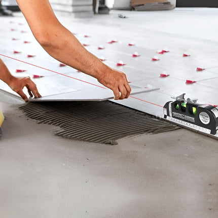 Laser Line Level with Bubble Level, Laser Level with Tape Measure – image 5