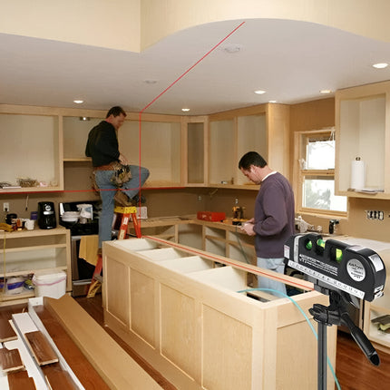 Laser Line Level with Bubble Level, Measuring Tape – image 6
