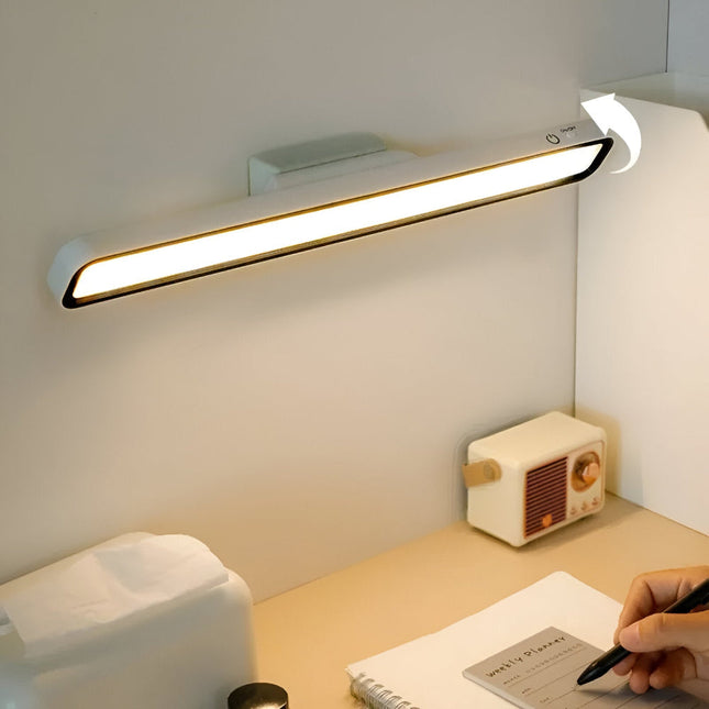 LED Light Strip with Magnet, Rechargeable LED Strip Light for Closet and Kitchen, Portable Under Cabinet Light Bar