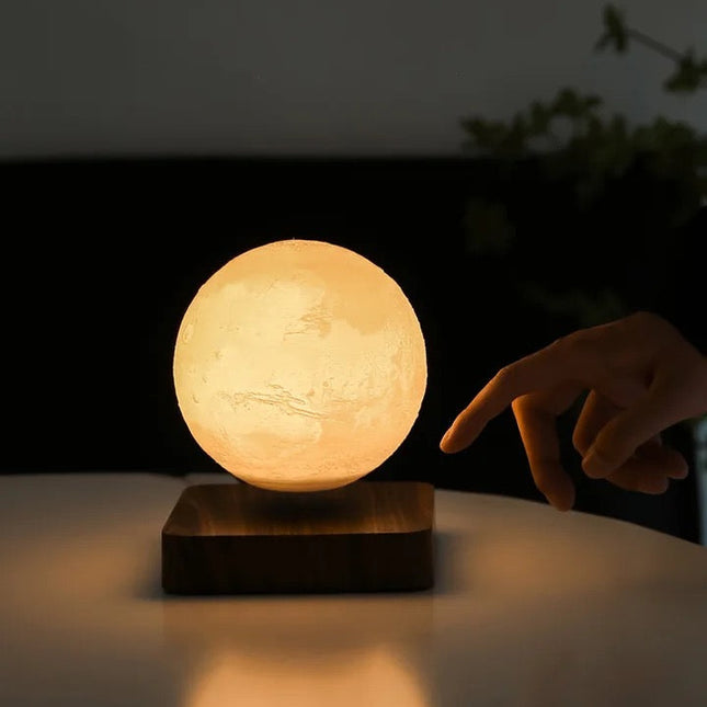 Floating Moon Lamp, Levitating Moon Lamp with Rotating USB Base, Mood Lighting for Bedroom and Office