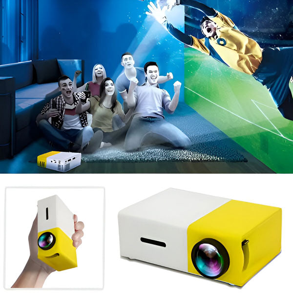 Portable Projector, HD Mini Projector, Compact and Lightweight