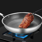 Skillet for Induction Cooktop, Stainless Steel Frying Pan with Nonstick Coating, Nonstick Skillet for Gas Stove