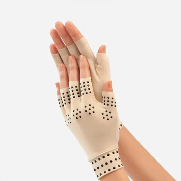 Fingerless Gloves for Arthritis, Magnetic Compression Gloves