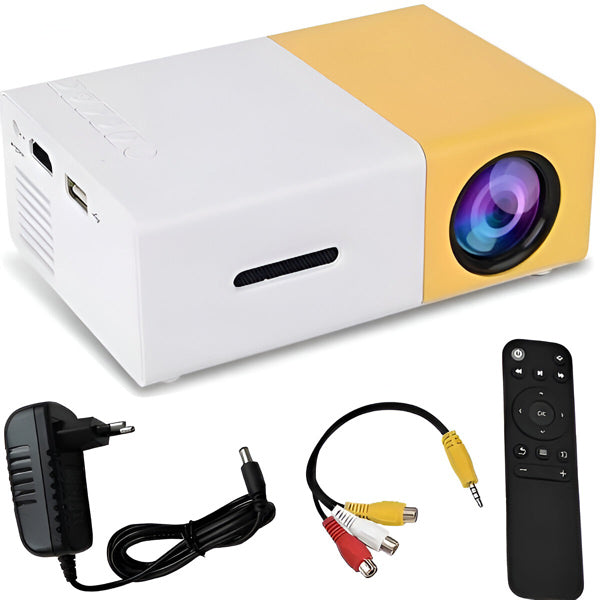 Portable Projector, Home Cinema Setup for Movies and Gaming