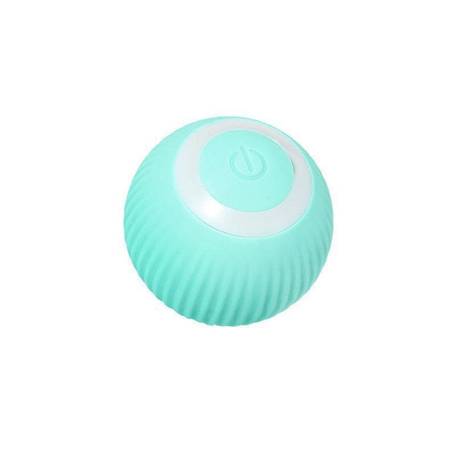 Interactive Cat Toys, Rolling Cat Ball with LED Light and Obstacle Avoidance