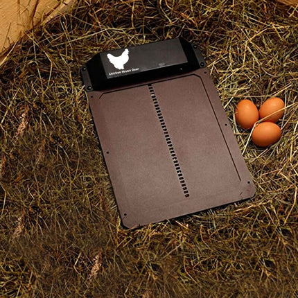Automatic Chicken Coop Door Opener with Light Sensor, Battery Powered Automatic Chicken Door with Anti Pinch Stop