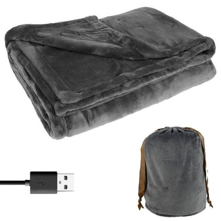 Cordless Heated Blanket, Soft Blanket for Bed and Office