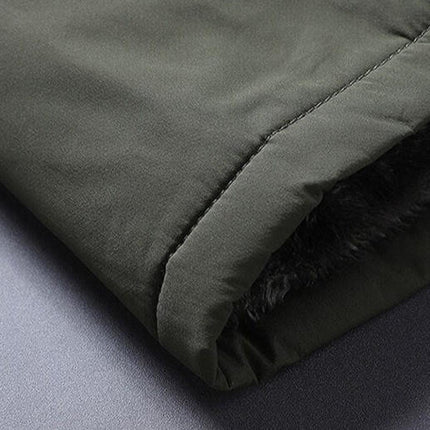 Thick Warm Zip Up Jacket, Winter Coat – image 7