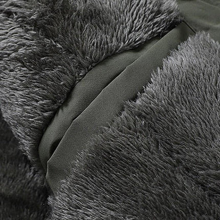Fleece Jacket with Hood, Zip Up Winter Jacket – image 8