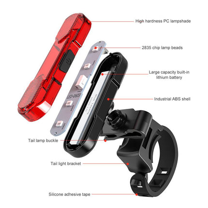 Bike Lights Front and Rear Set USB Rechargeable, IPX6 Waterproof Bike Taillight – image 17