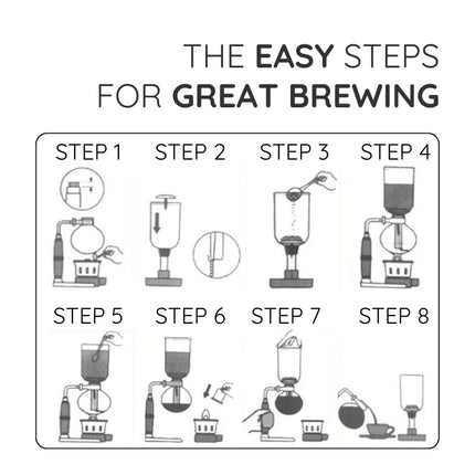 Siphon Coffee Makers, Vacuum Siphon Coffee Pot for Home Brewing – image 11