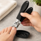 Nail Clippers for Thick Nails, Heavy Duty Toenail Clippers for Seniors, Stainless Steel Nail Cutter with Splash Catcher