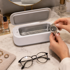 Ultrasonic Cleaner for Retainers, Jewelry and Dentures, 640 ml 48 kHz Ultrasonic Jewelry Cleaner Machine with Timer