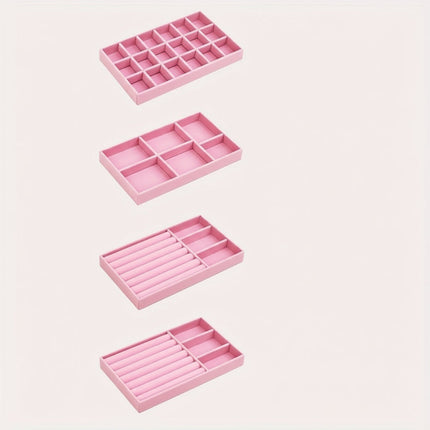 Jewelry Organizer Tray with Durable Nylon Material | Compact Earring Holder for Easy Access 1