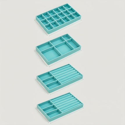 Jewelry Organizer Tray with Durable Nylon Material | Compact Earring Holder for Easy Access 2