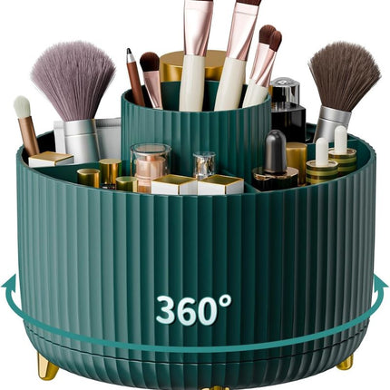 Rotating Makeup Organizer, 360 Cosmetic Organizer with 5 Compartments – image 6