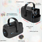 Joyful Bubbles | Automatic Bubble Machine with High Output & Safety Features | Perfect Bubble Maker for Parties and Outdoor Fun 4