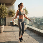 Jump Rope with Counter, Adjustable Fitness Jump Rope for Cardio and Boxing, Digital Calorie Skipping Rope for Adults