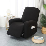 Juno Fitted Recliner Chair Cover with Side Pocket for Comfort & Protection 11