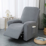 Juno Fitted Recliner Chair Cover with Side Pocket for Comfort & Protection 6