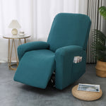 Juno Fitted Recliner Chair Cover with Side Pocket for Comfort & Protection 8