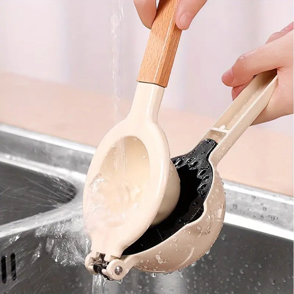 Juvara | Stainless Steel Manual Lemon Squeezer with Ergonomic Handle | Effortless Juice Extraction for Mess-Free Cooking 4