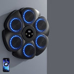 Tuzwa Wall-Mounted Music Boxing Machine – Interactive Boxing Target with LED Scoring, Rechargeable Power & Music Sync
