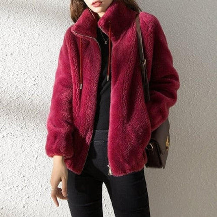 Puffer Jacket with High Collar, Warm Winter Jacket for Fall and Spring – image 4