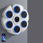 Tuzwa Wall-Mounted Music Boxing Machine – Interactive Boxing Target with LED Scoring, Rechargeable Power & Music Sync