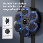 Tuzwa Wall-Mounted Music Boxing Machine – Interactive Boxing Target with LED Scoring, Rechargeable Power & Music Sync