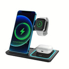 Apple Watch Charger, Foldable iPhone Charger Stand for AirPods, 3 in 1 Magnetic Wireless Charger