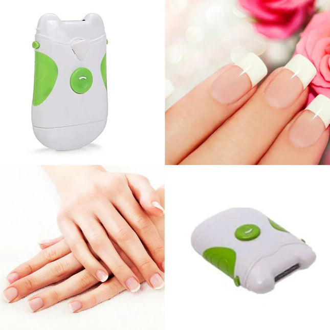 Electric Nail Clipper with LED Light, Nail Clipper for Seniors, Rechargeable Electric Toenail Clipper for Children