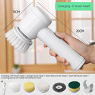 Electric Bathroom Cleaning Brush, Power Scrubber for Kitchen Dishes and Pans, Cordless Electric Scrubber