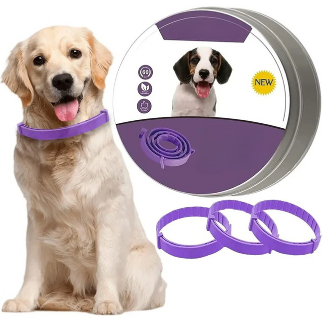 Cat Calming Collar, Dog Calming Aid for Anxiety, Waterproof Dog Calming Collar with Pheromone and Essential Oils