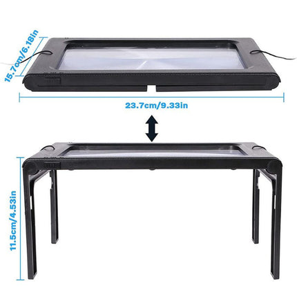 Reading Magnifier for the Elderly, Magnifying Glass with LED Light