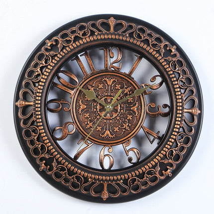 Antique Wall Clock 12 Inch, Classic Wall Clock Decor Timepiece