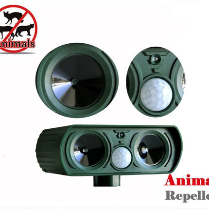 Cat Repellent Outdoor and Dog Repellent for Yard, Solar Ultrasonic Animal Repeller for Patios – image 4