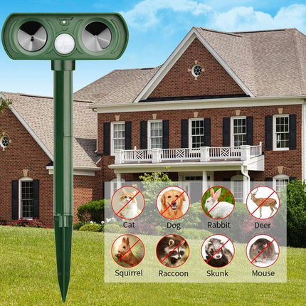 Driveways and Flower Beds, Solar Ultrasonic Animal Repeller for Patios – image 9