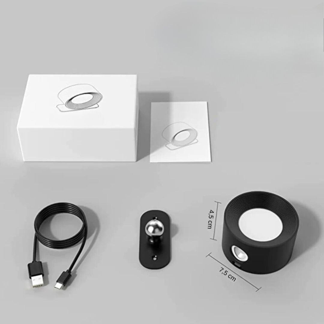 Kalsten | 360° Updown Wall Lamp with USB Rechargeable Design | Portable Lighting Solution for Any Space 5