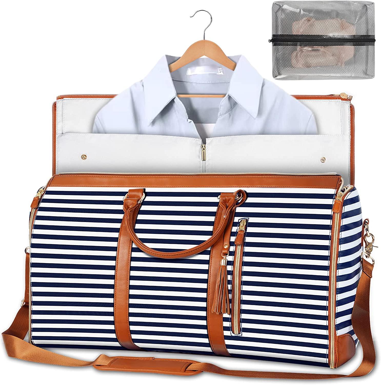 Kalsten | Foldable PU Leather Storage Bag with Ample Space | Stylish Organizer for Wrinkle-Free Garment Care 0