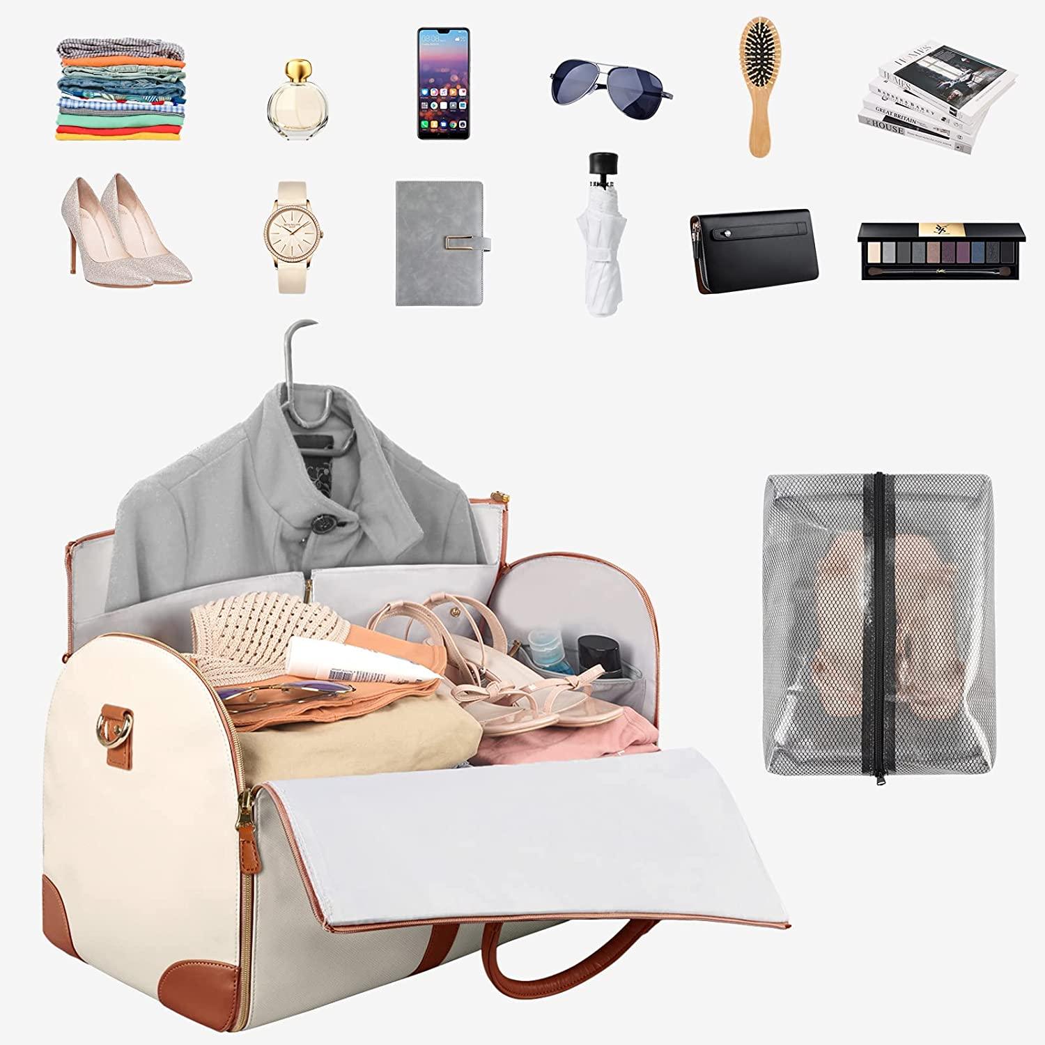 Kalsten | Foldable PU Leather Storage Bag with Ample Space | Stylish Organizer for Wrinkle-Free Garment Care 4